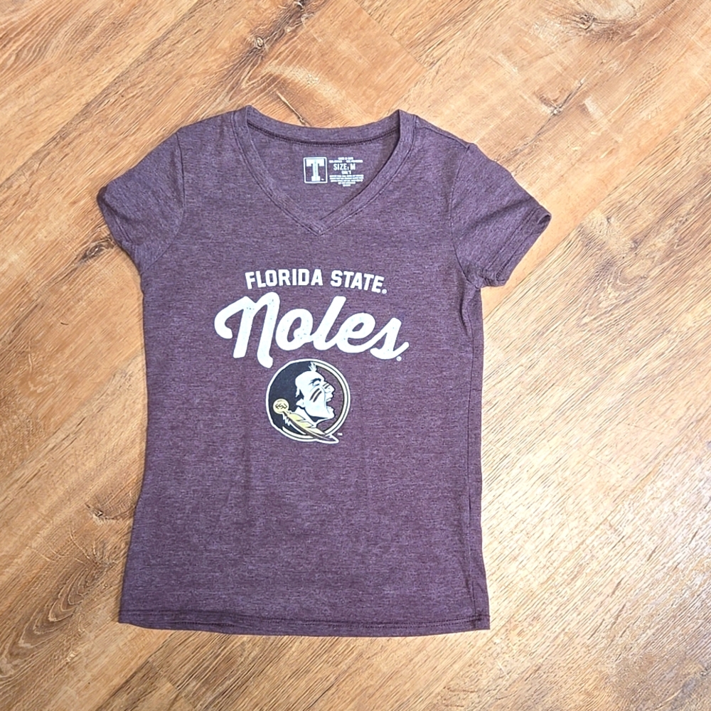 Florida State Noles Graphic Tee Shirt Medium Girls